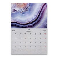 Calendar gift of sacred geometry for yoga studio or friend, textural inspiration
